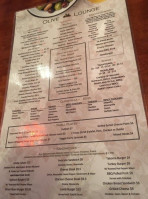 Olive Lounge menu