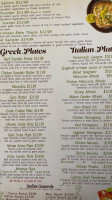 Milano Greek And Italian menu