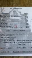 Gibb's Old Country Store menu