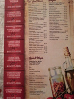 Verona Pizza House menu