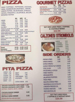 Thomas' Pizza Subs menu