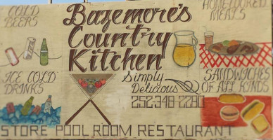 Bazemore Country Kitchen menu