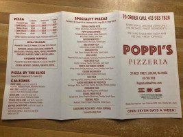 Poppi's Pizzeria food