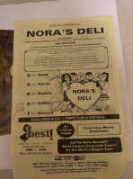 Noras Deli inside