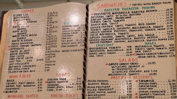 Caffé Greco menu