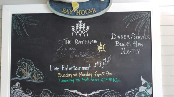 The Bay House menu