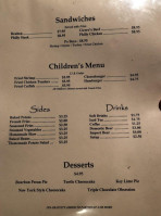 Cicero's menu