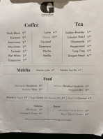Greenway Coffee Tea menu