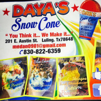 Daya's Snow Cone Llc. food