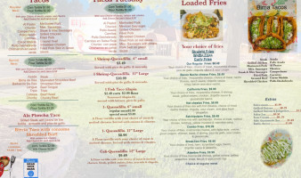 El Jalapeño Mexican menu