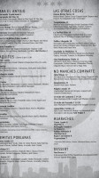 La Mejikana menu