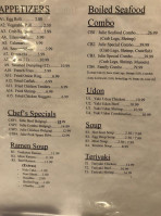 Beijing Restaurant Bar menu