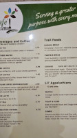 Cafe Appalachia menu