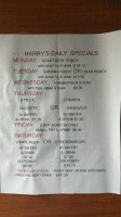 Harry's Po-boys menu