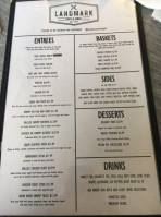Landmark Café Grill menu
