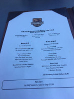 Mill Canyon Grill menu
