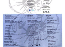 Crabby Rick's Shore Shack menu