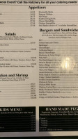 Hatchery And Grill menu