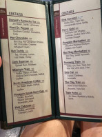 The Old Train Depot menu