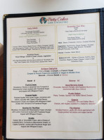 Patty Cakes Cafe Roasting menu