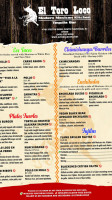 El Toro Loco menu