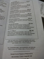 Hall Of Fame Sports Grill menu