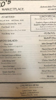 Vito's Marketplace menu