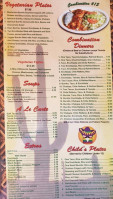 El Cazador Mexican Grill menu