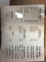 Livonia City Cafe menu