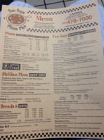 Two Guys Pizza Pies menu