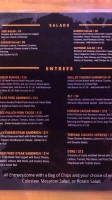 Salishack Tavern menu