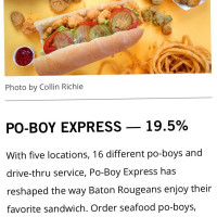 Po Boy Express food
