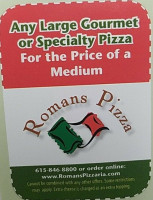 Romans Pizza outside