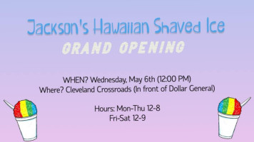 Jackson’s Hawaiian Shaved Ice food