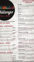 Chilango Taco menu