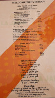 Mariscos La Jaiva menu