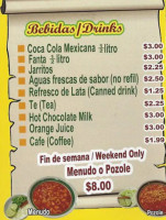 El Patron menu