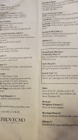 Provecho Latin Provisions menu