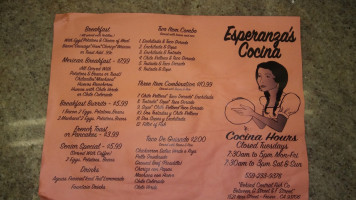 Y Taqueria Esperanza's Cocina menu