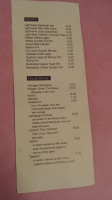 Tortugas menu