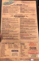 Casa Garcia's Round Rock menu