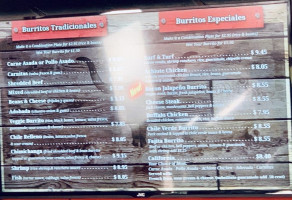 Matador Mexican Grill menu