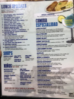 Taqueria Vallarta menu