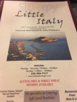 Little Italy Pizza Italian menu