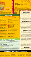 Santiago's Tex-mex And Cantina menu