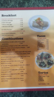 La Adelita Mexican menu