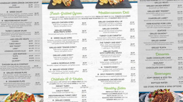 Taziki's Mediterranean Cafe menu