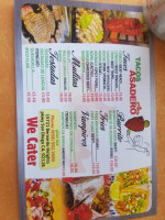 Taco Asadero Shop menu