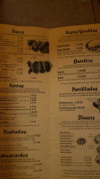 Tacos Don Memo menu