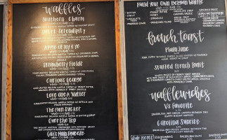 The Factory- Coffee Waffles menu